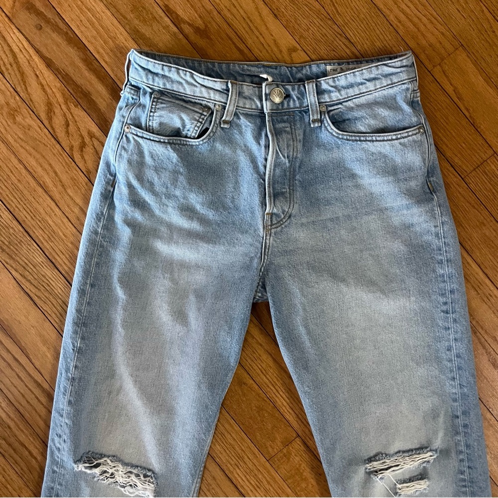 Rag & Bone Maya Highrise Ankle Straight Jeans Color Hardwick Size 29 - Picture 6 of 11